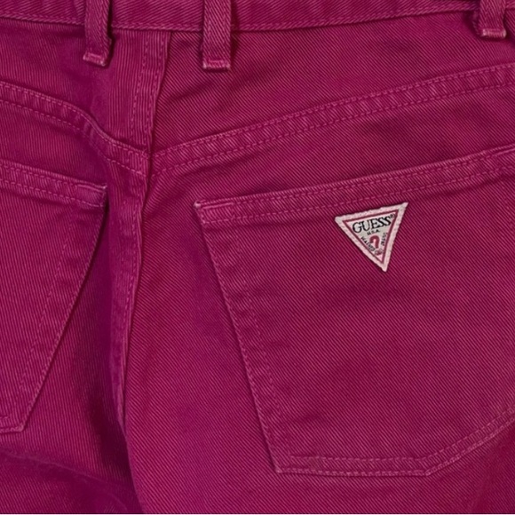 🩷Guess~Vintage High Waisted Pink Jeans - Picture 5 of 12